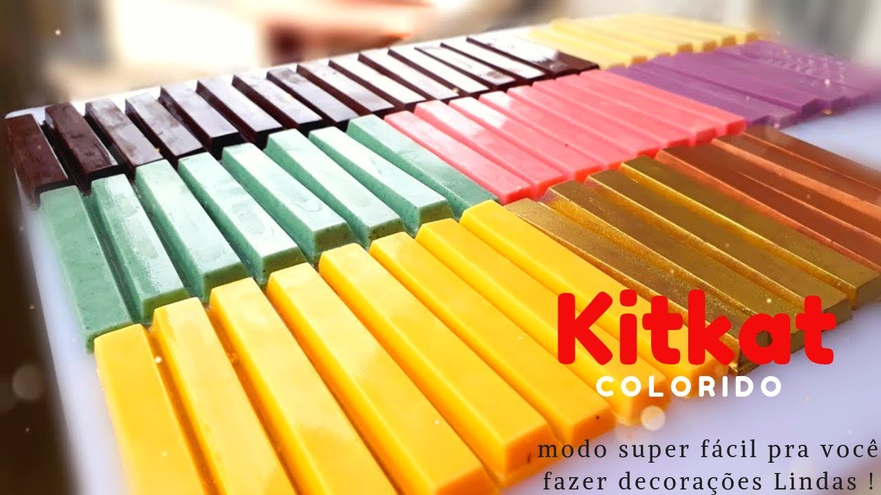 BARRINHAS COLORIDAS TIPO KIT KAT
