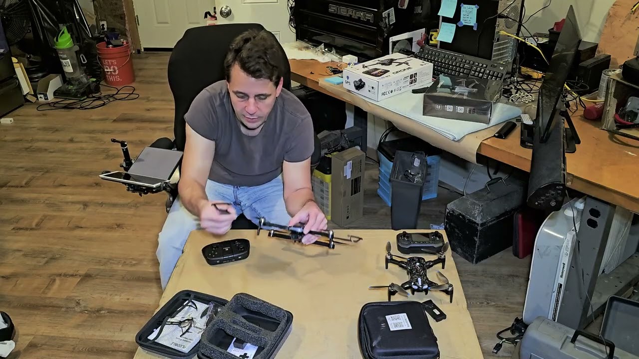 unboxing Plegble pl-515 and Bwine F7mini 4K drones Comparison and some flying test @JohnCovey-s3n