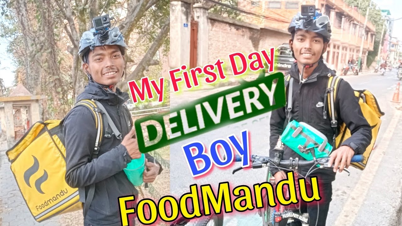 My First Day Delivery 🚲 Boy Job On Foodmandu Cycle