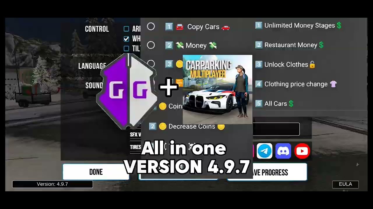 SCRIPT CAR PARKING MULTIPLAYER (CPM) Version 4.9.7 (NEW UPDATE) terbaru