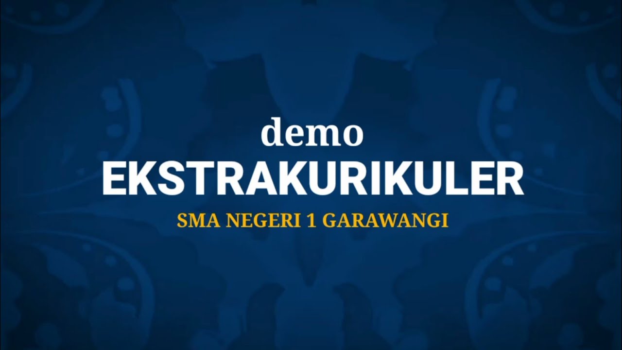 DEMO EKSTRAKULIKULER SMAN 1 GARAWANGI