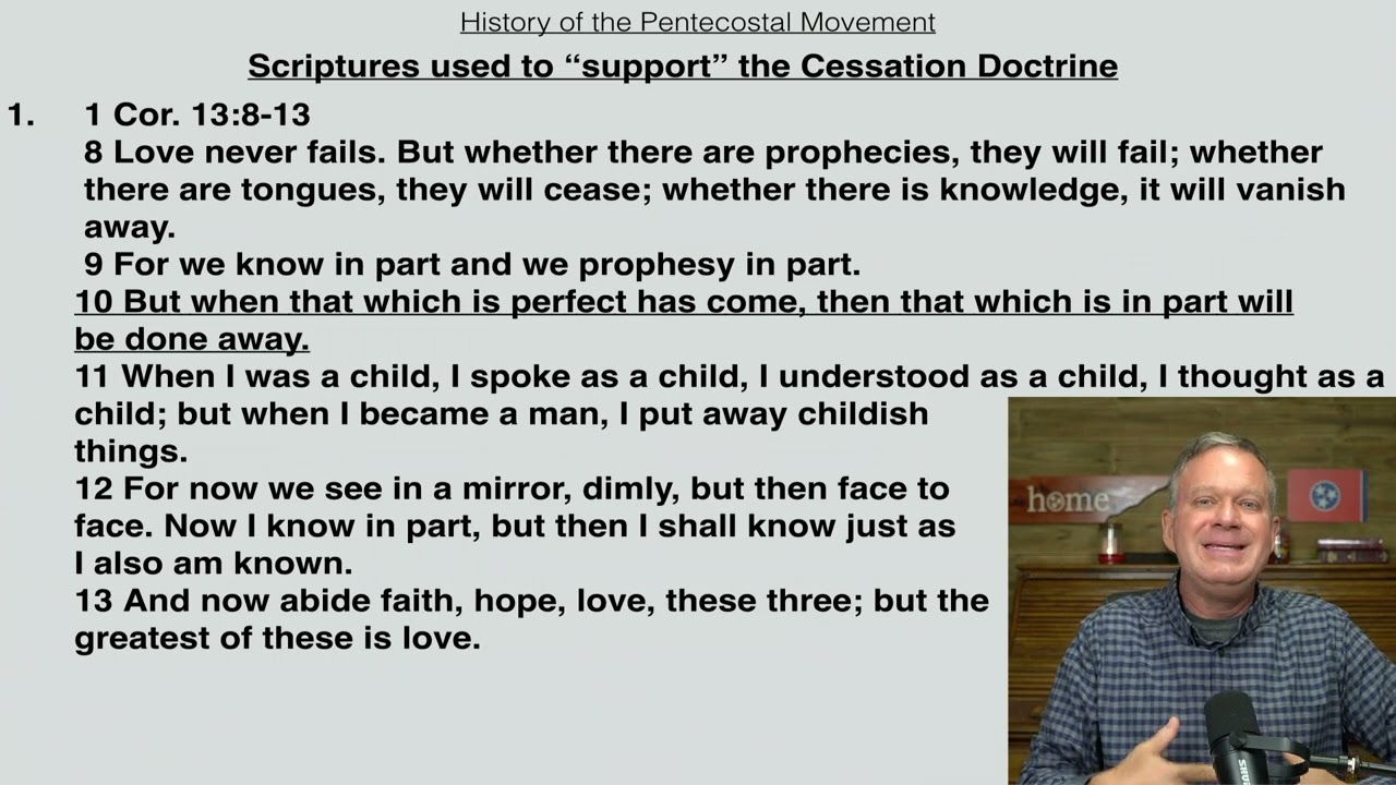 #3 The Rise of the Cessation Doctrine - History of the Pentecostal Movement Series