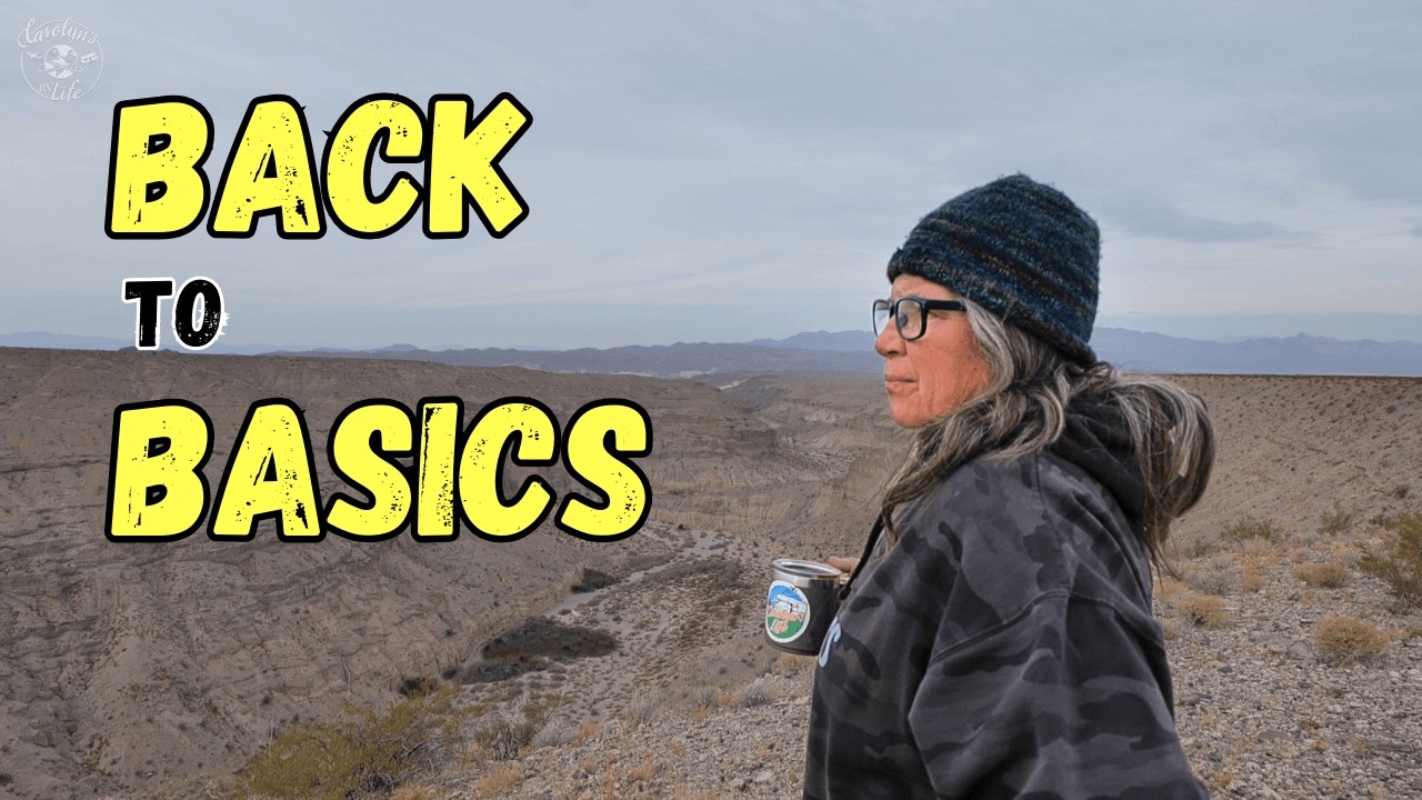 RV Living is about Slow Living and Enjoying What's in Front of Me. Tecopa, CA camping