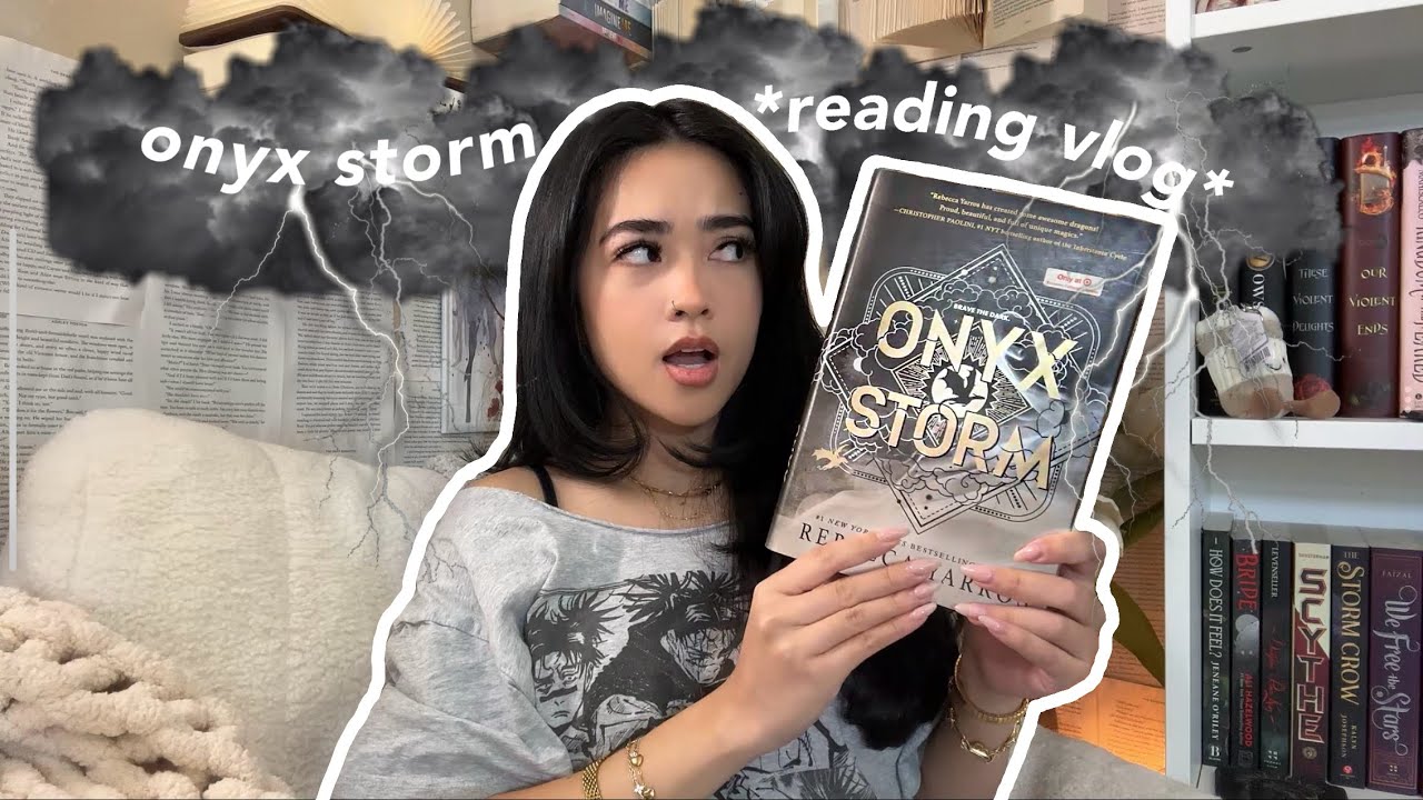 ЧИТАЮ ONYX STORM 🖤⛈️📖 (видеоблог без спойлеров)