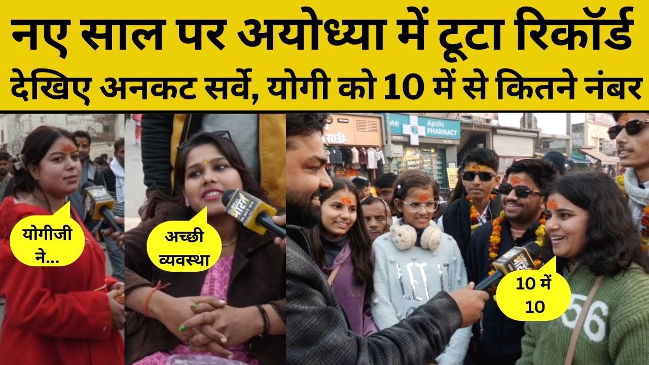 Ayodhya से लोगों ने योगी पर कर दिया बड़ा ऐलान, 'वो अगले प्रधानमंत्री' I Public Reation I Survey