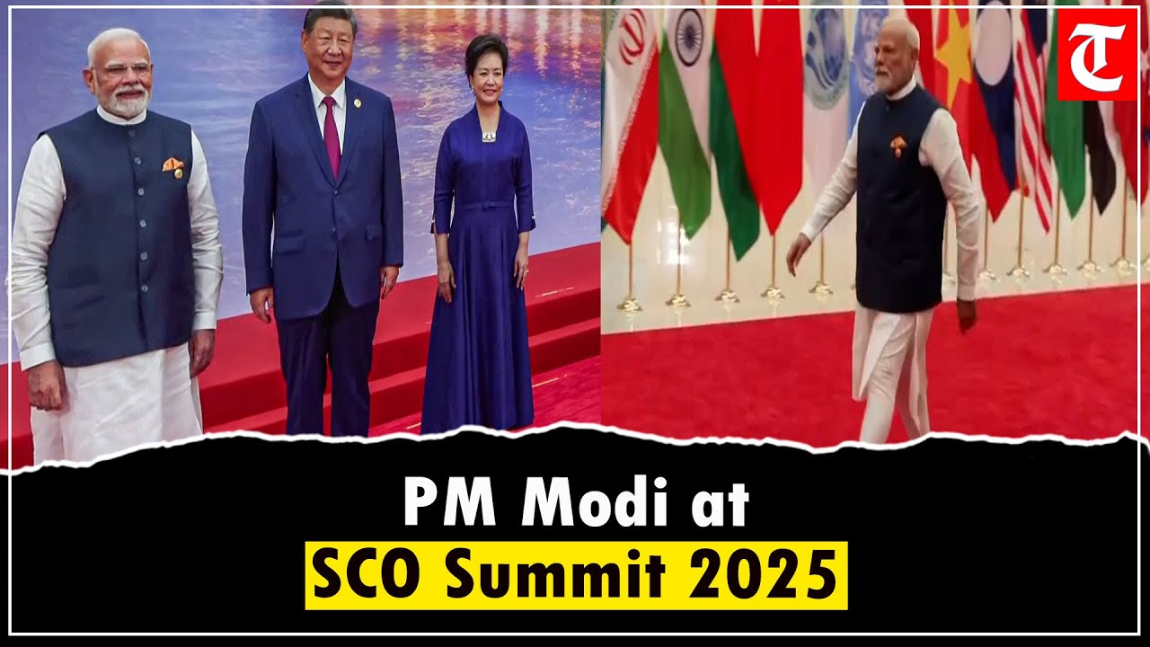Official Reception in China: PM Modi Arrives in Tianjin for SCO Summit 2025