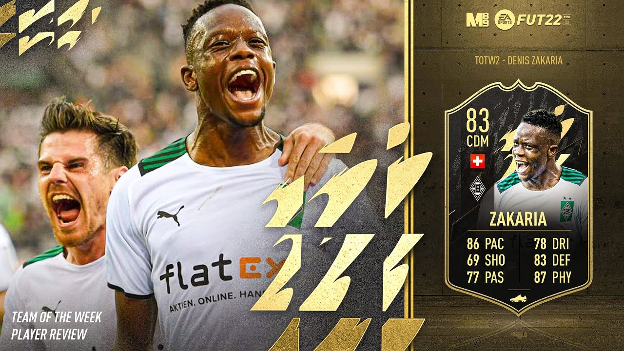 FIFA 22 IF ZAKARIA REVIEW | 83 TOTW ZAKARIA PLAYER REVIEW | FIFA 22 ULTIMATE TEAM