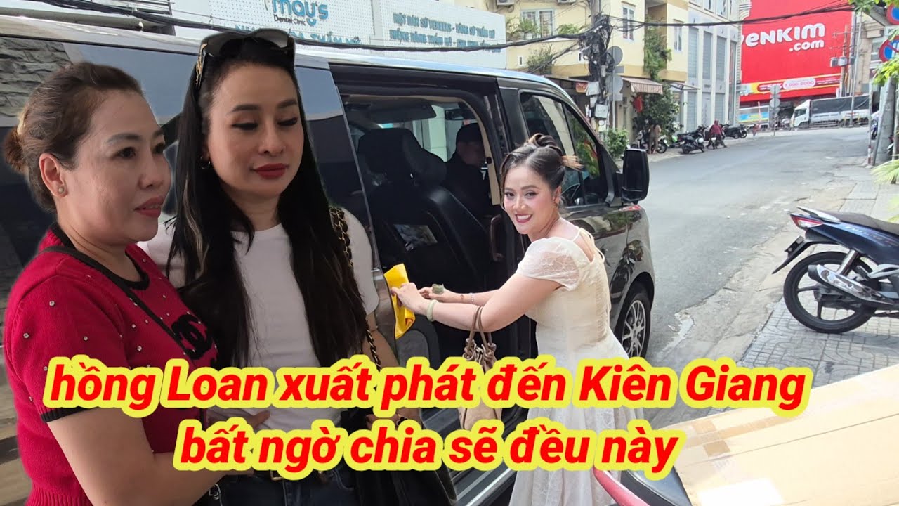 10/3 Hồng Loan xuất phát đến Kiên Giang bất  ngờ chia sẽ show diễn #vandanvlog 