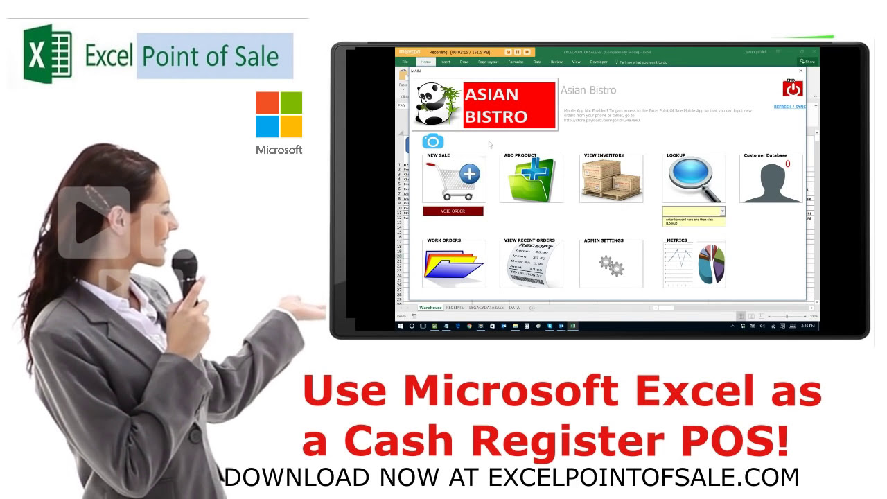 Excel Point Of Sale : Use Microsoft Excel as a Cash Register
