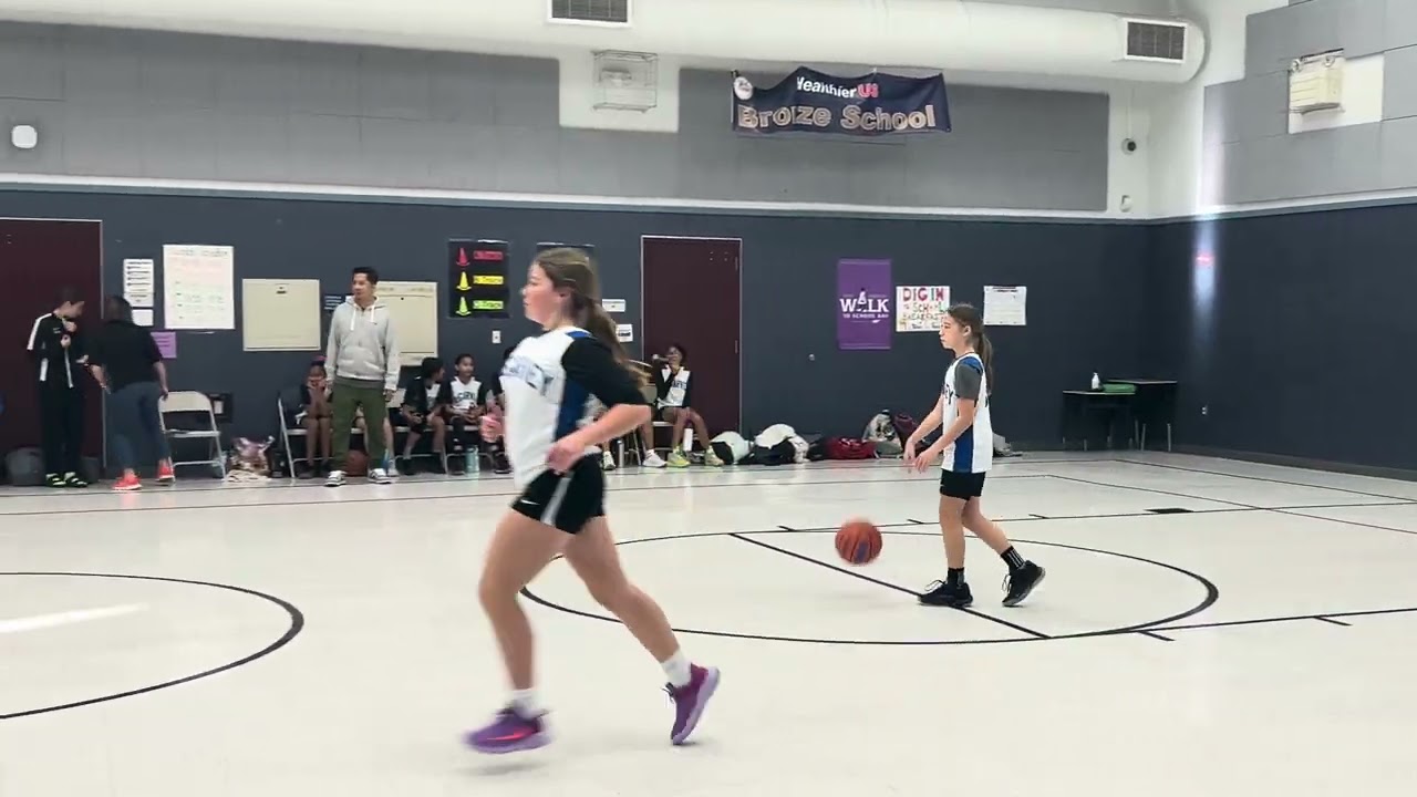 5th/6th grade McGarvey girls vs. Edna Batey girls basketball game🏀🏀🏀⛹️‍♀️part 1