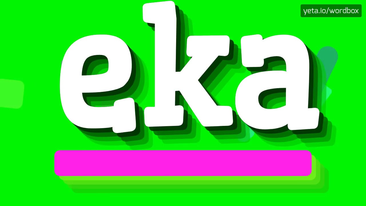 🌈👌😏POKEMON EKA: HOW TO SAY EKA!? PRONOUNCE LIKE PIKACHU! SHORT ANIMATION MOVIE!