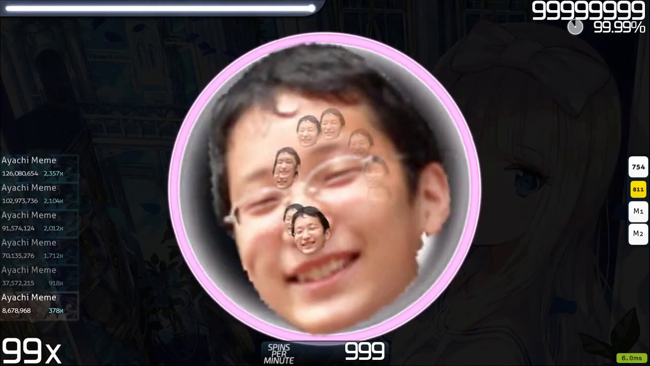 cookiezi skin got me playing like cookiezi! ss anything (yaseta-bluenation)