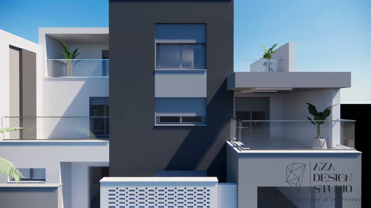 Conception 3D Villa #Algerie & Realisation