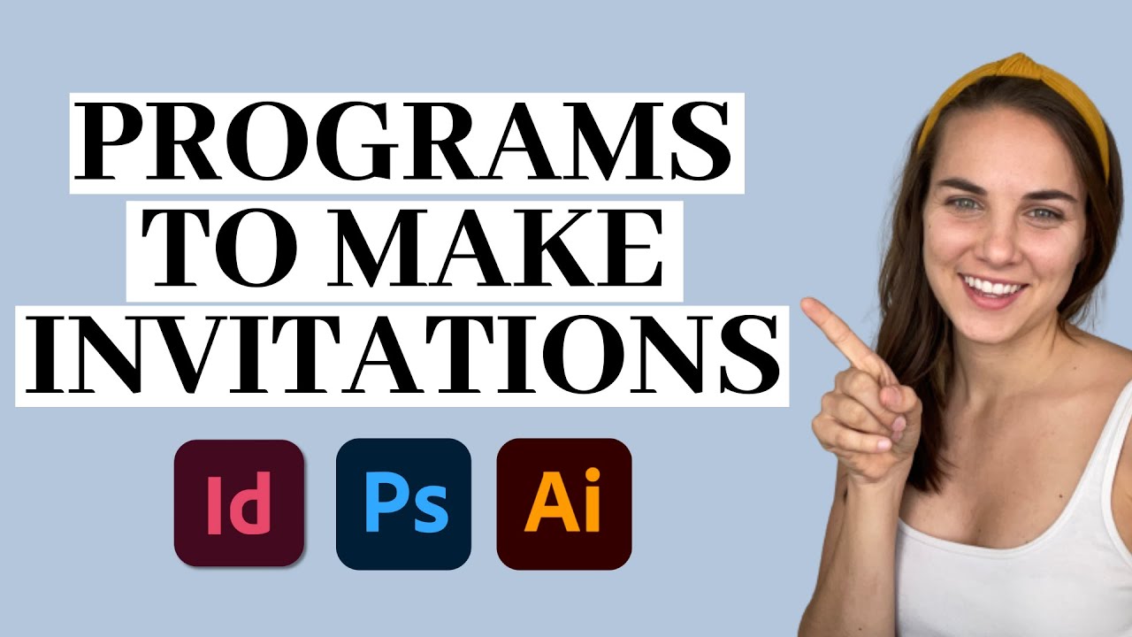 Programs to Make Invitations | Adobe Programs for Wedding Invites
