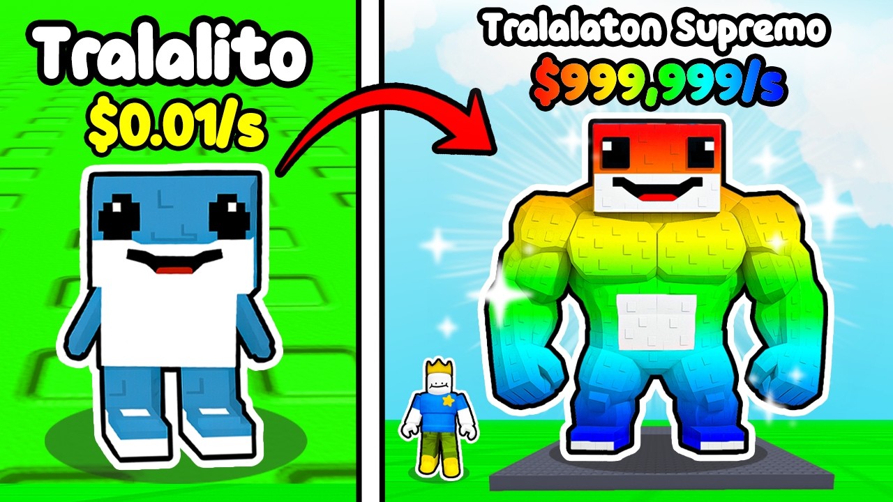 getting MAX LEVEL Brainrots in Roblox catch and feed a brainrot...