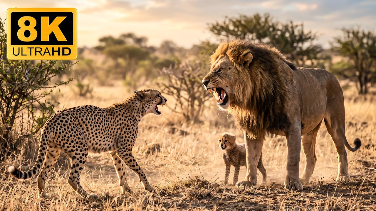 The Wild Beauty of Nature in 8K Ultra HD &ndash; Amazing Wildlife & Relaxing Music
