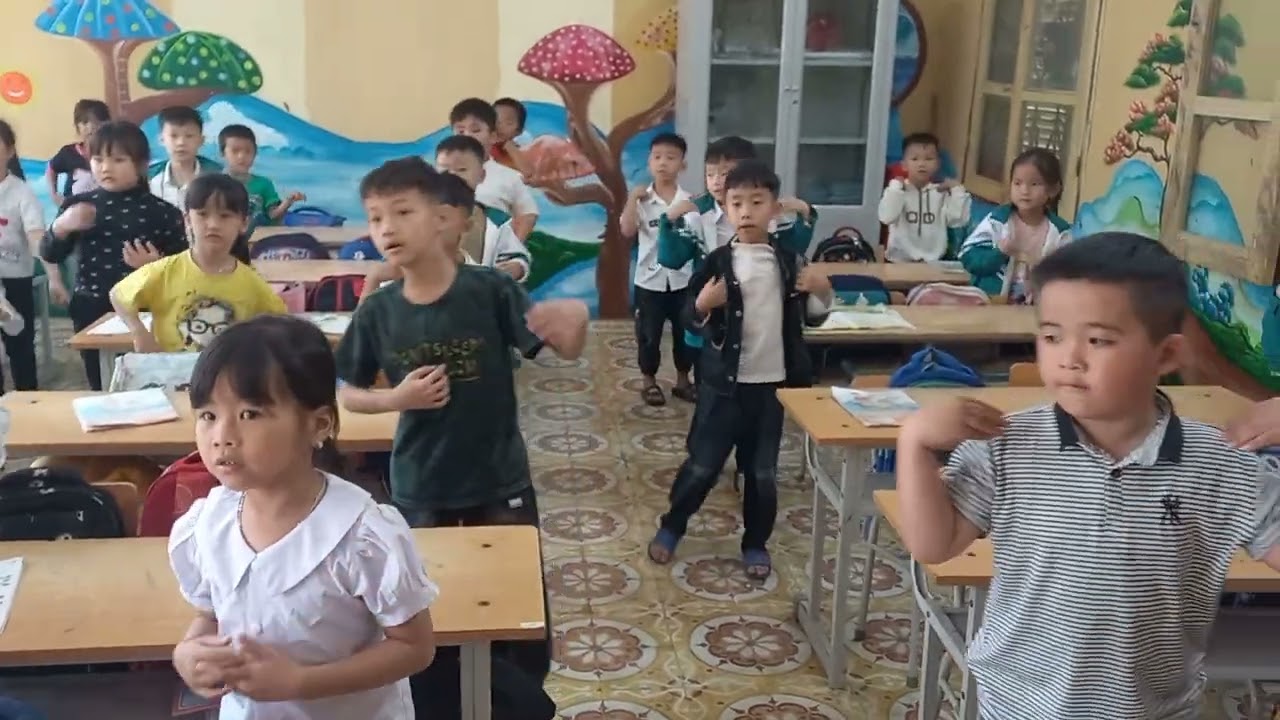 Múa: Gà gáy - Hs Lớp 1C Trường TH Thiệu Vũ - Thiệu Tiến - Thanh Hóa 