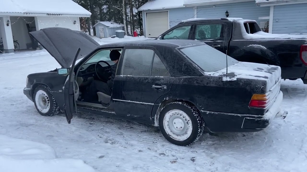 Cold start W124 Mercedes-Benz om601 2,3