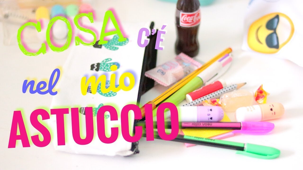 COSA C'E' NEL MIO ASTUCCIO ASSOLUTAMENTE! ✏️