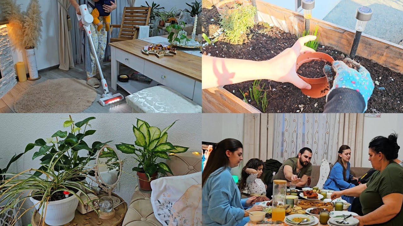 ​Proljeće na Balkonu i Naša ČIČAK Beba 🌿 | Iftari, Porodica i Osmomartovske Biljke #sahm #slowliving
