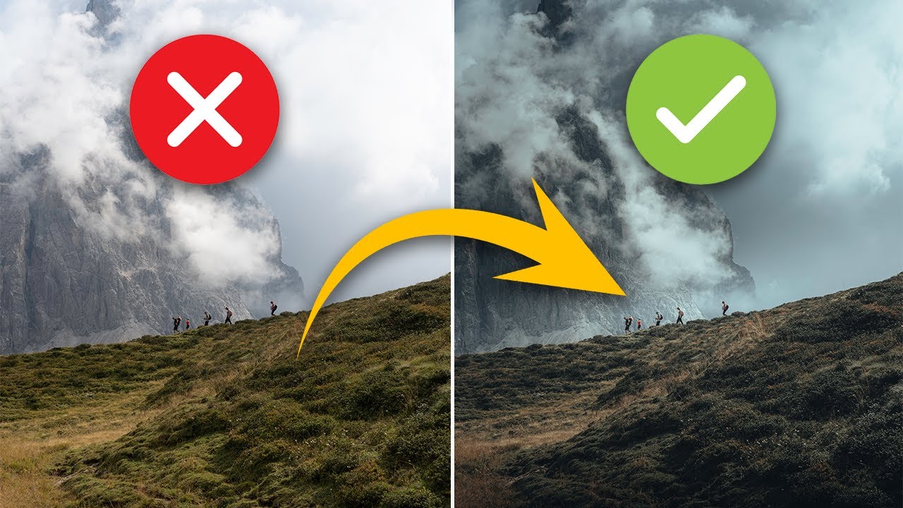 4 ПРОСТЫХ ШАГА для редактирования мрачных фотографий в LIGHTROOM