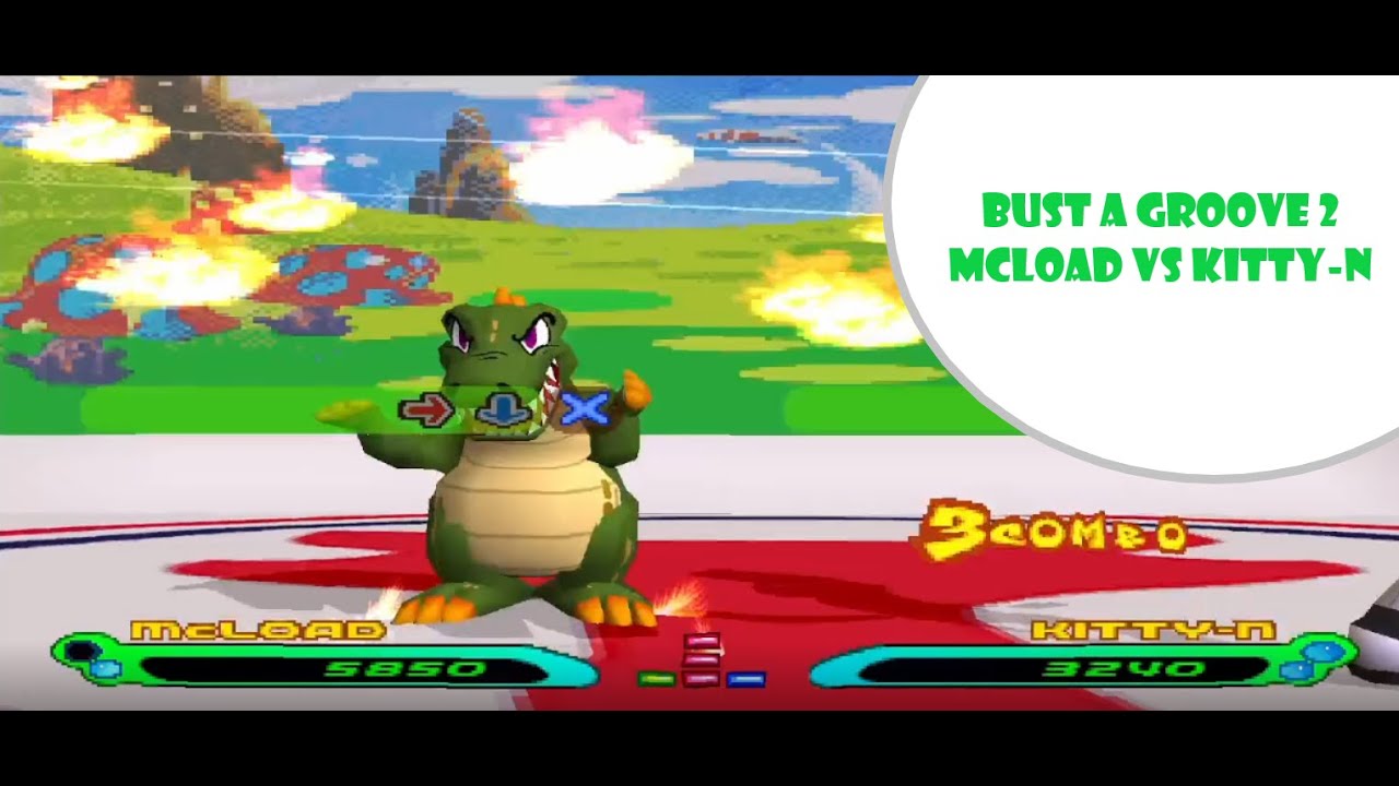 Bust a Groove 2 (PS1) - McLoad vs Kitty-N [Normal]