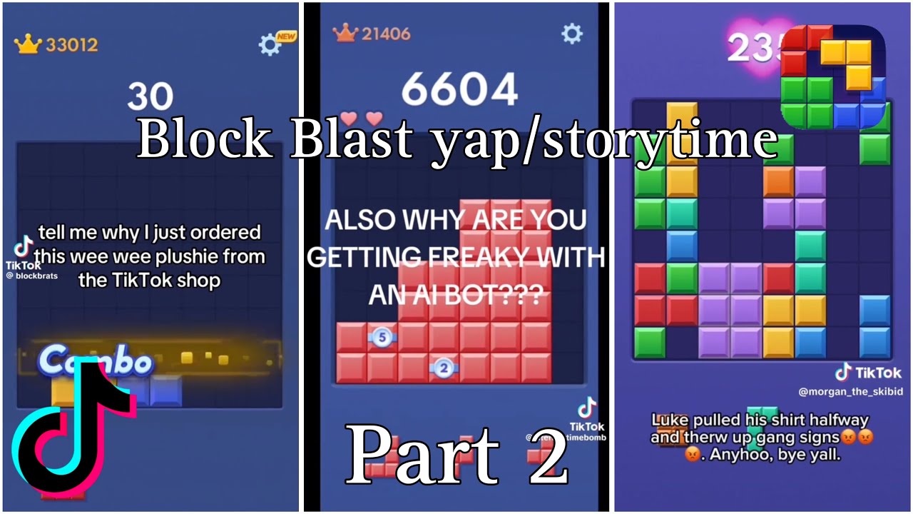 Block Blast yap/storytime - TikTok compilation