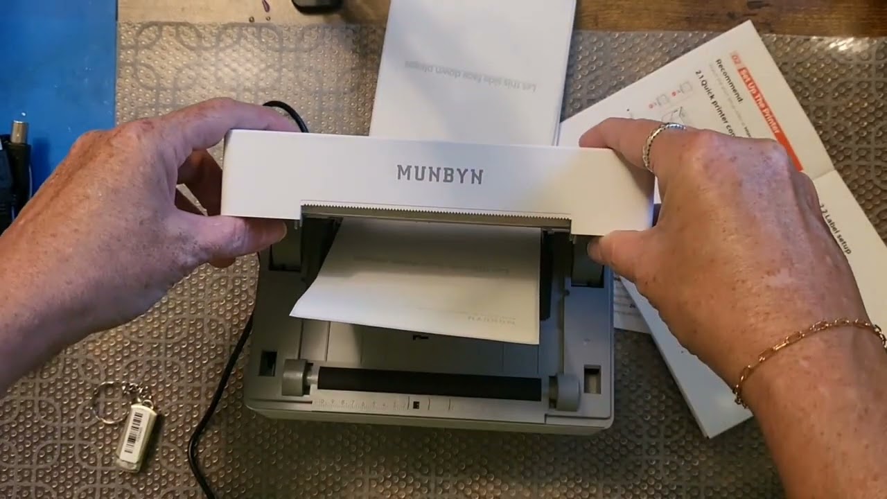 Давайте распакуем и настроим мой термопринтер MUNBYN