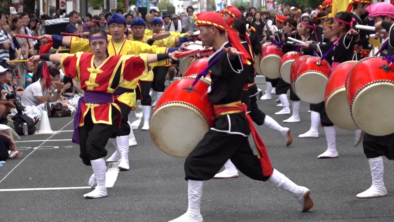 琉球國祭り太鼓（武の舞～神々の詩）/ 新宿エイサーまつり 2017