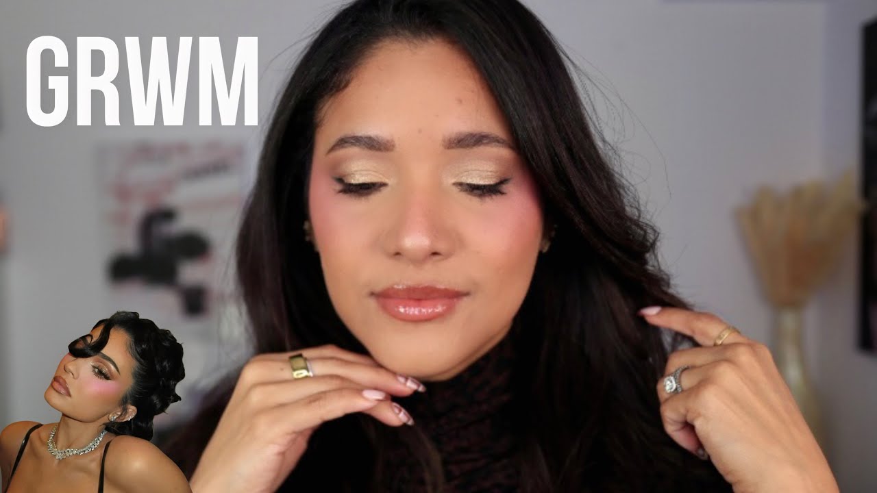 GRWM | I Tried Makeup by Ariel’s Kylie Jenner Glam | Flawless Skin & Snatched Contour