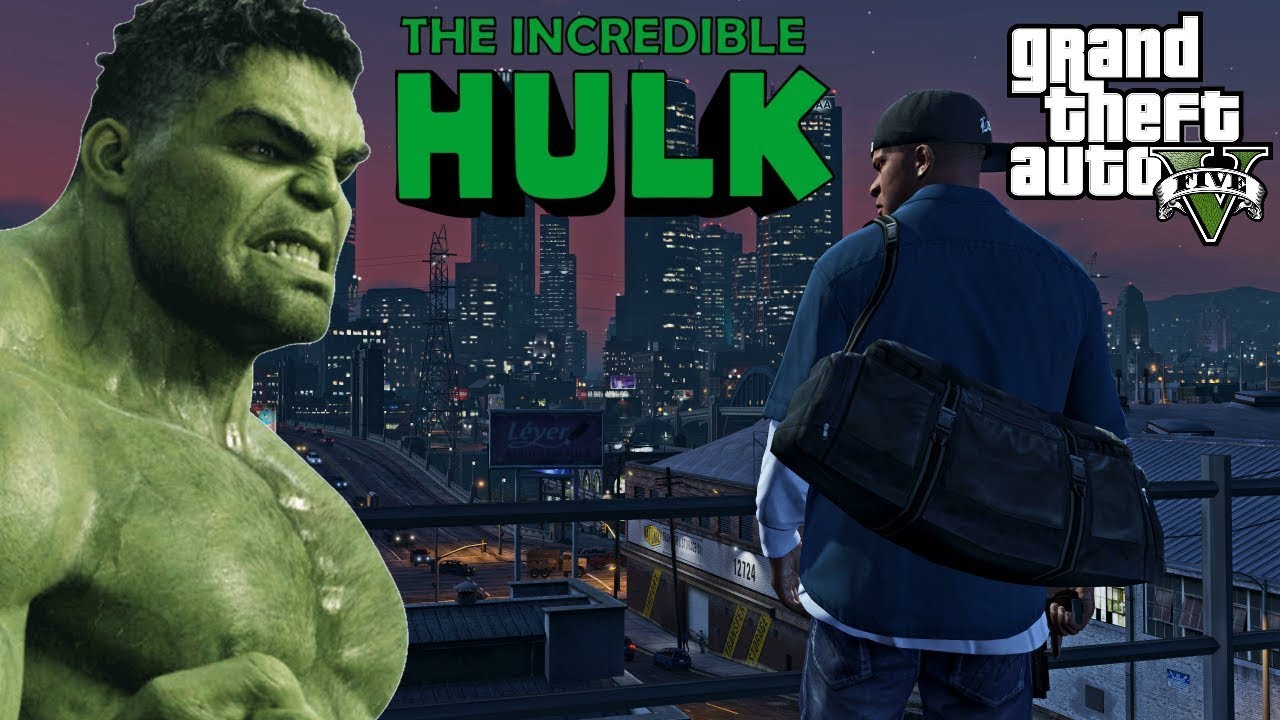 GTA 5 Mods   INCREDIBLE HULK MOD! GTA 5 Mod Gameplay
