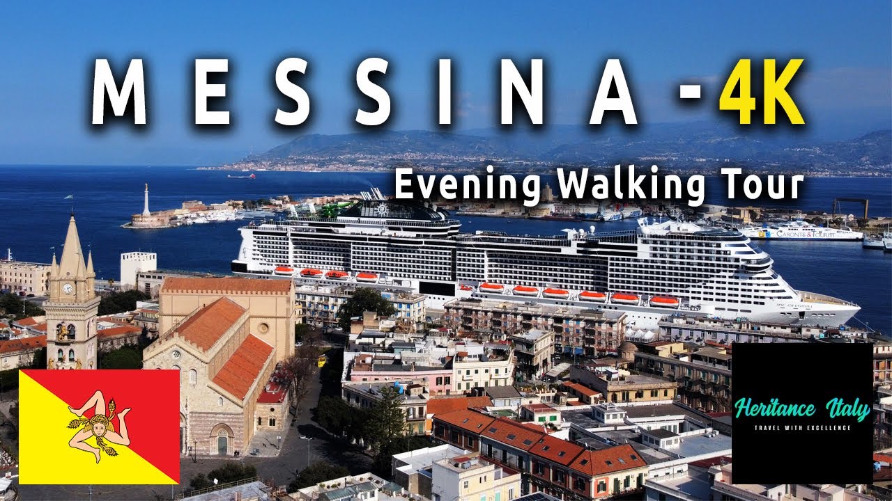 Messina | Sicily, Italy - 4K Virtual Walking Tour around the City - #italy