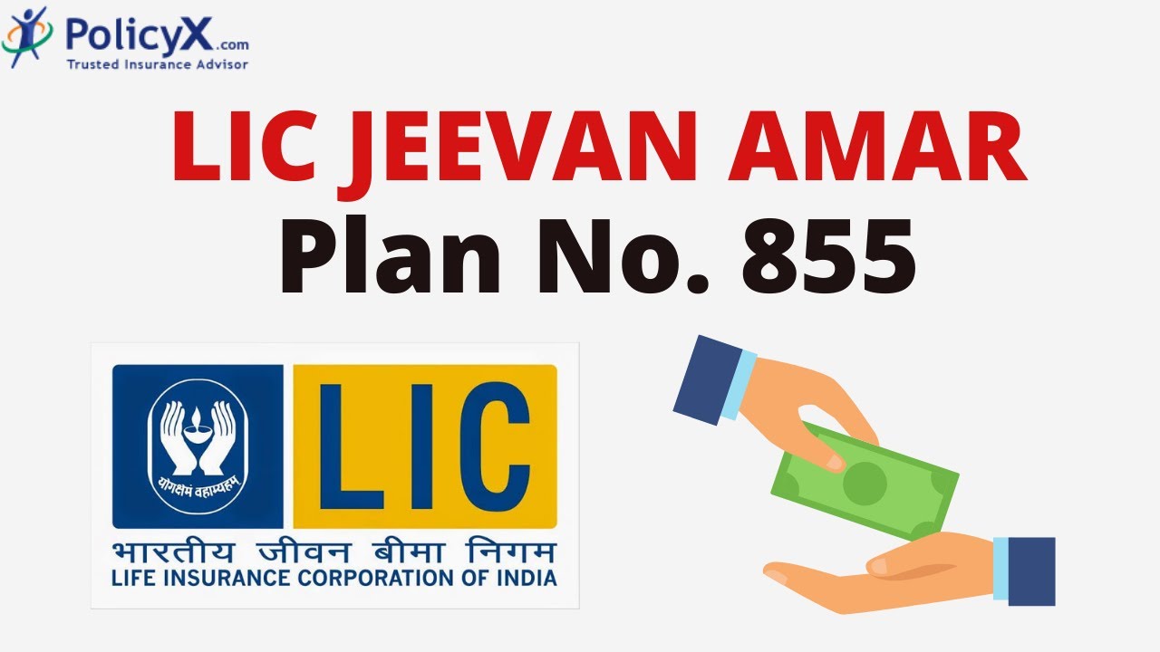 LIC Jeevan Amar Plan No. 855 | LIC's New Term Plan Details