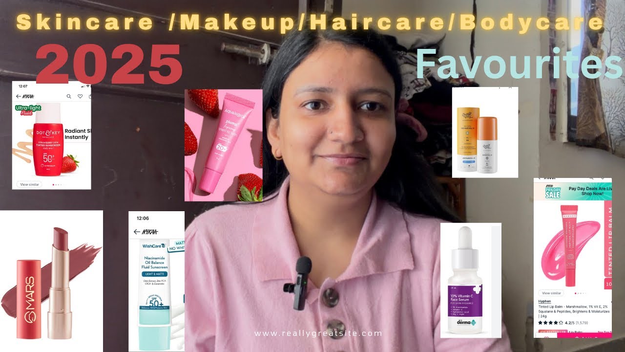 2025 Favourites !!🤩Everything I loved & couldn’t live without in Skincare,Makeup,Haircare,Makeup 