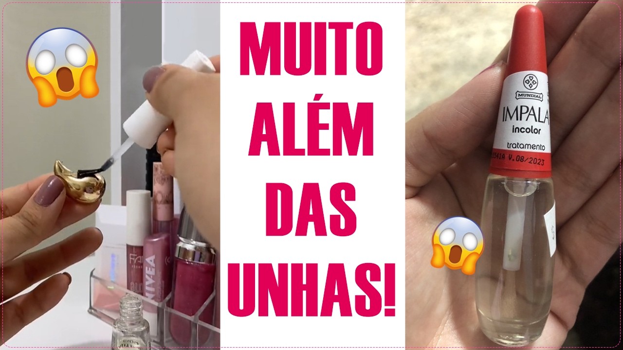 7 Dicas incríveis usando ESMALTE TRANSPARENTE a última é a mais usada por mim!