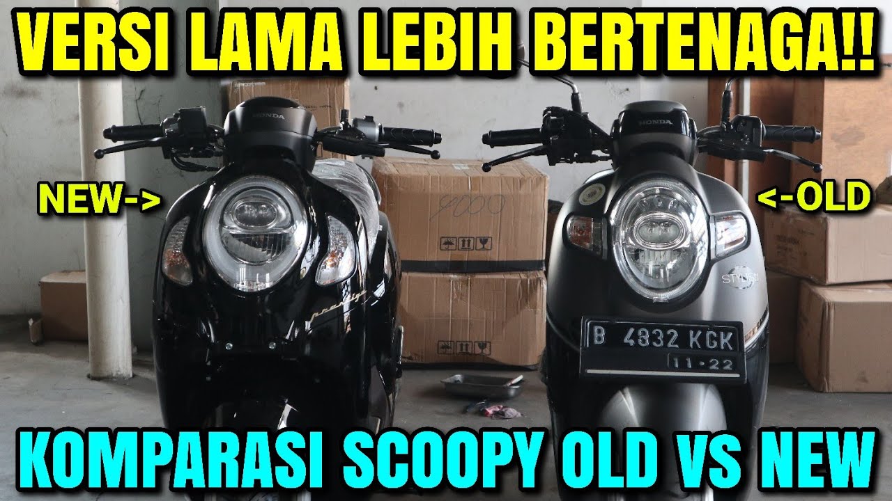 JELAS BEDA❗❗❗HONDA SCOOPY VERSI LAMA VS VERSI TERBARU 2021