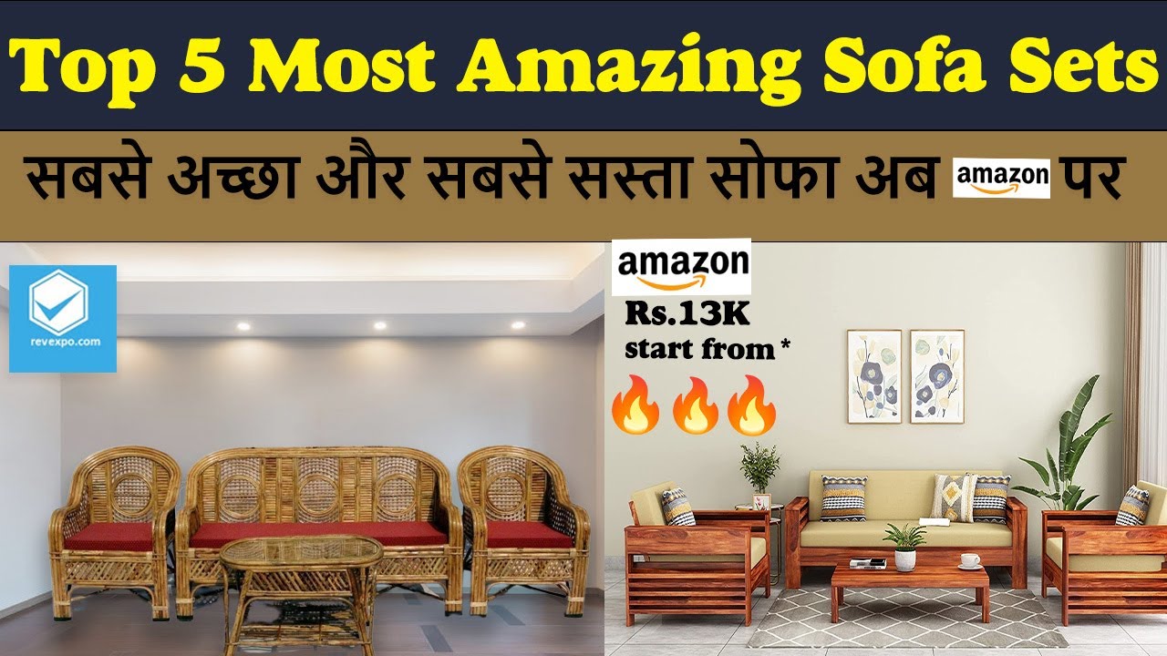 Top5 Best Cane Sofa Sets |Best Sofa Sets in India |Cheapest Bamboo Furniture |Most Amazing Sofa Sets
