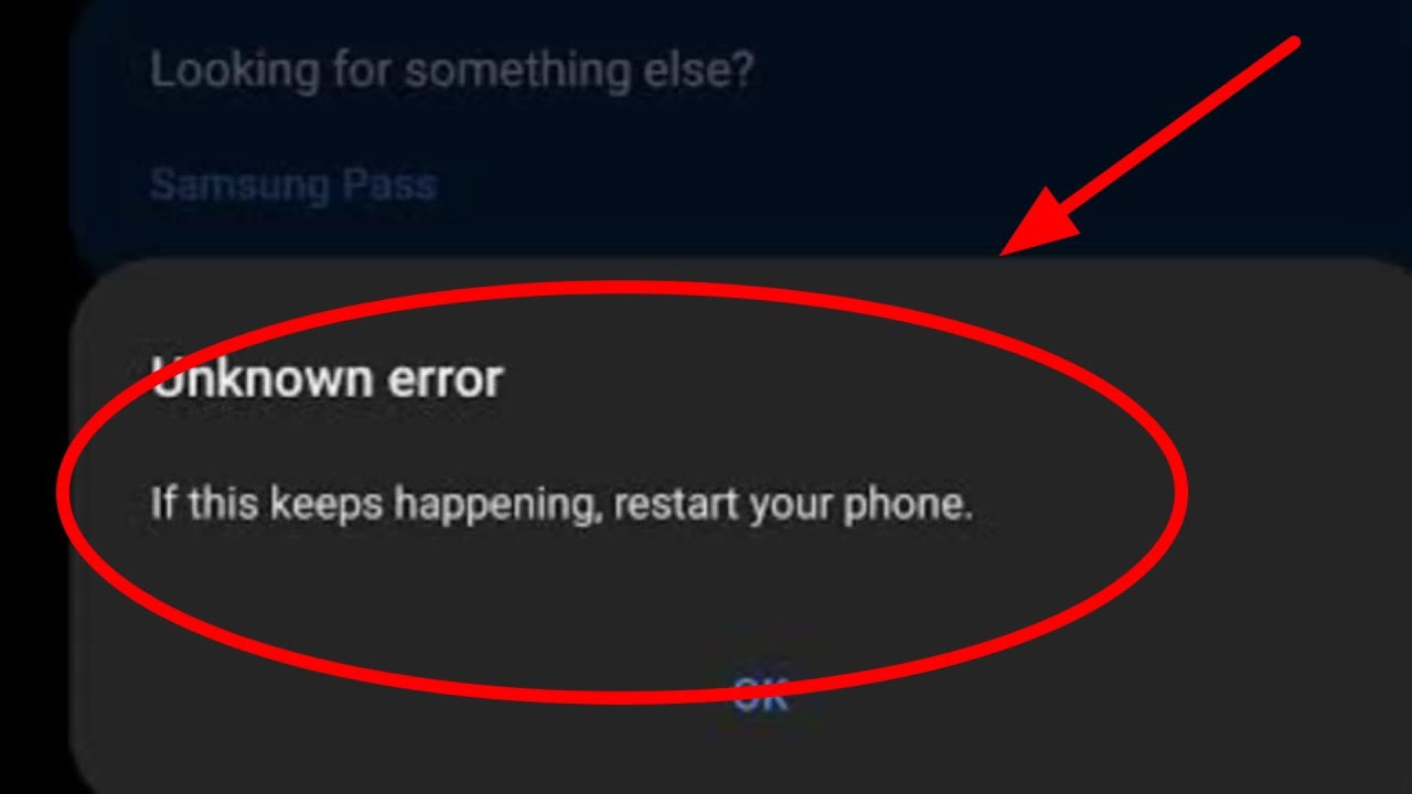 If this keeps happening, restart your phone Problem Solved