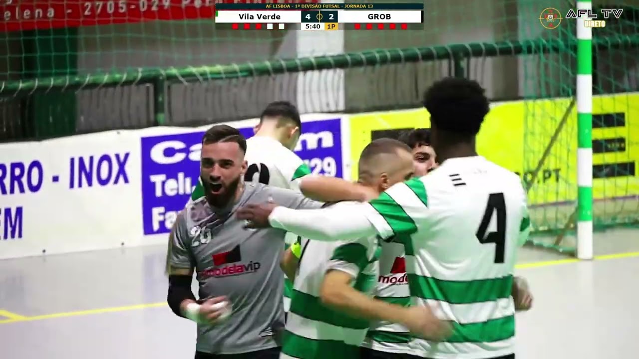 Resumo - SC Vila Verde x GROB - 1ª Divisão Futsal Sénior