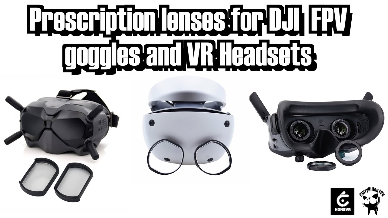 HonsVR Prescription lenses for DJI FPV goggles and VR Headsets