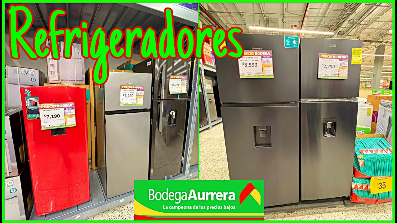 REFRIGERADORES EN BODEGA AURRERÁ 🤑💚 RECORRIDO 👍