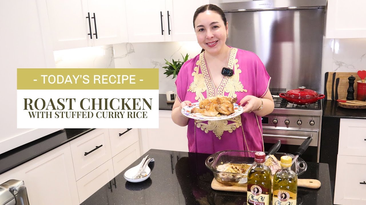 MARJORIE'S KITCHEN: ROAST CHICKEN WITH STUFFED CURRY RICE | Marjorie Barretto