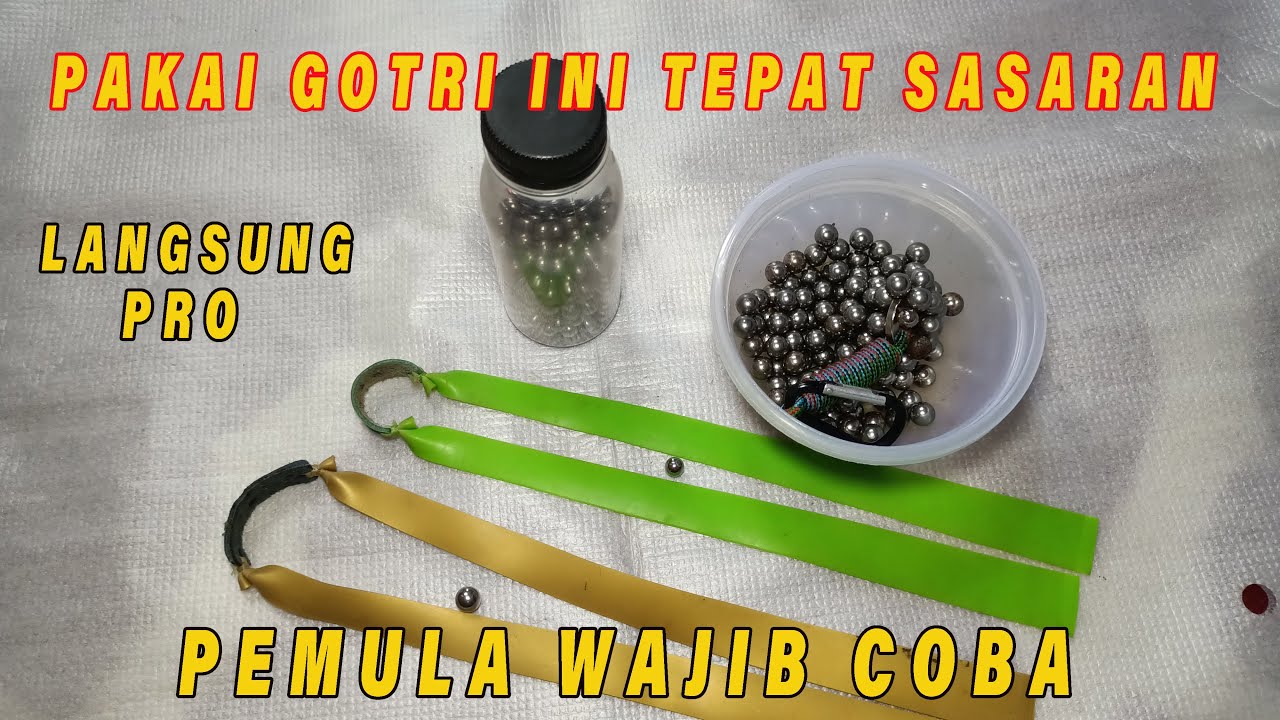 UKURAN GOTRI KETAPEL SLINGSHOT AGAR TEPAT SASARAN BAGI PEMULA