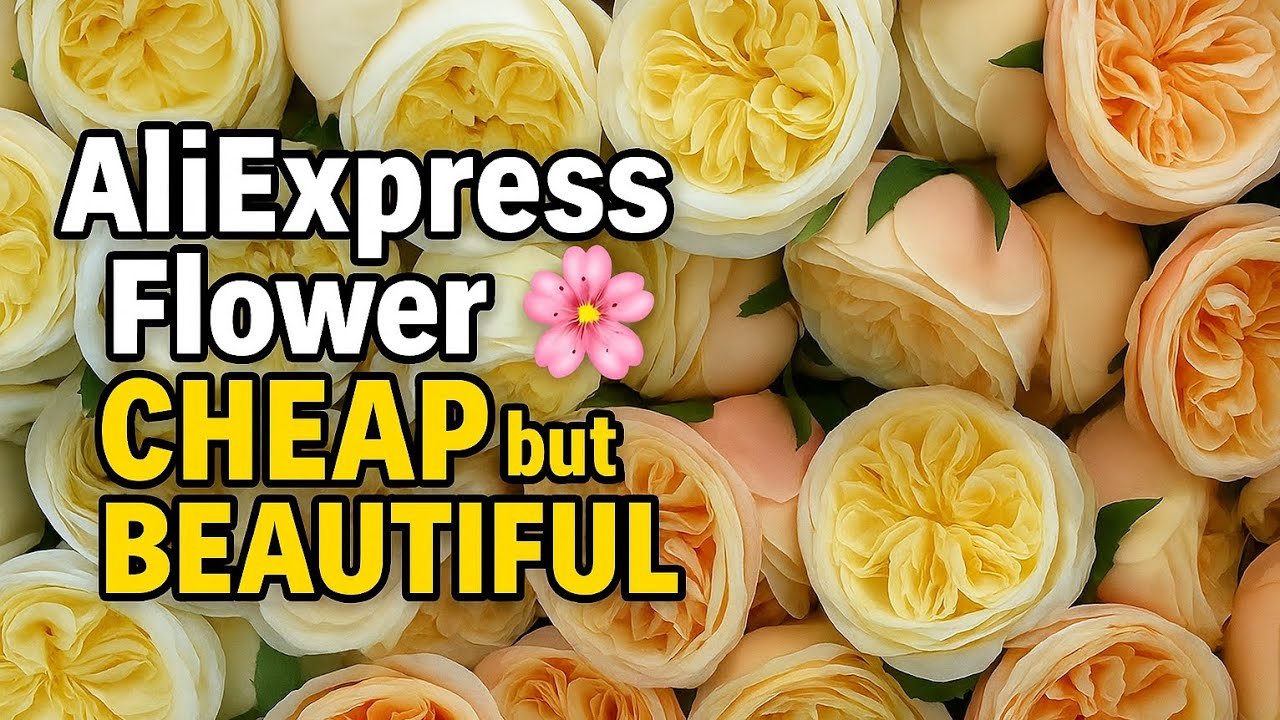 AliExpress Artificial Peony Flowers 🌸 | Cheap Wedding & Home Decor Review!