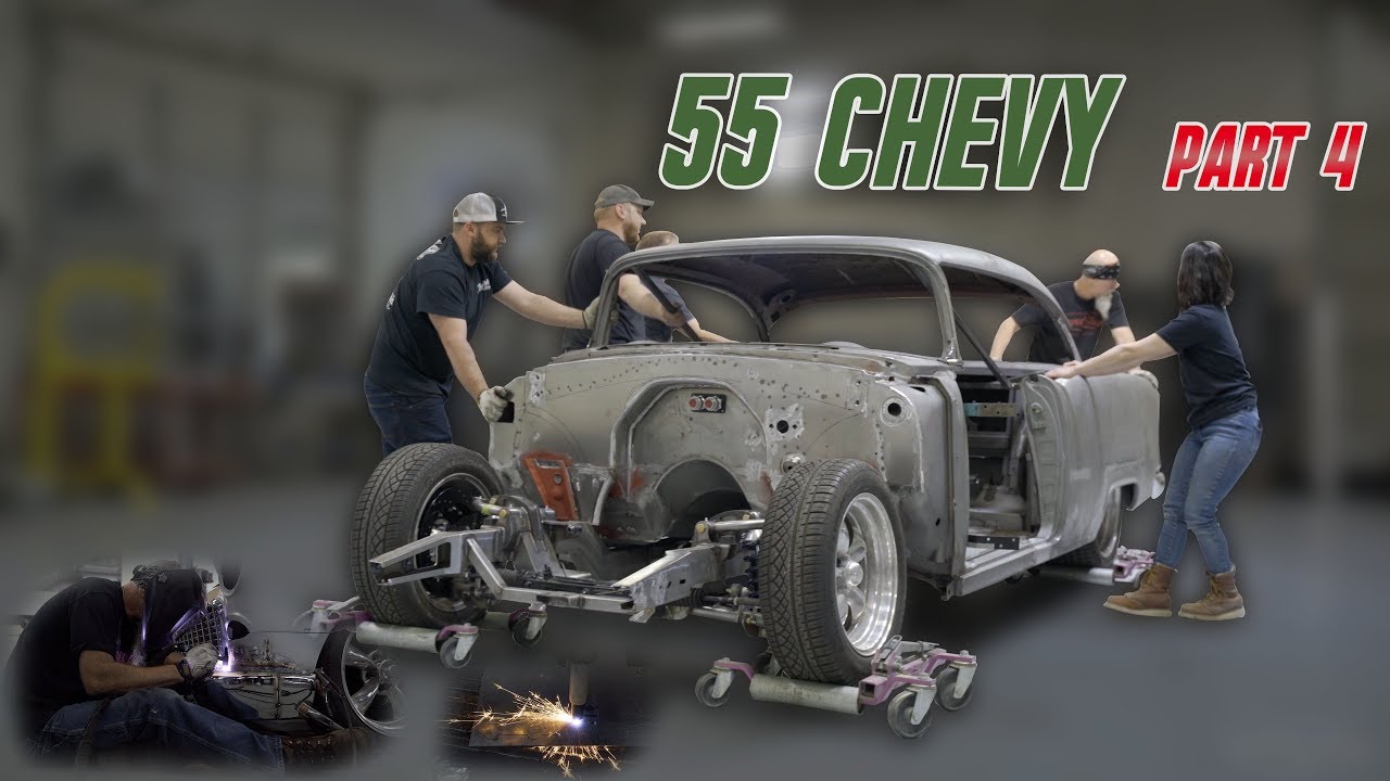 55 Bel Air Build | Часть 4 | Моторный отсек и выхлопная система
