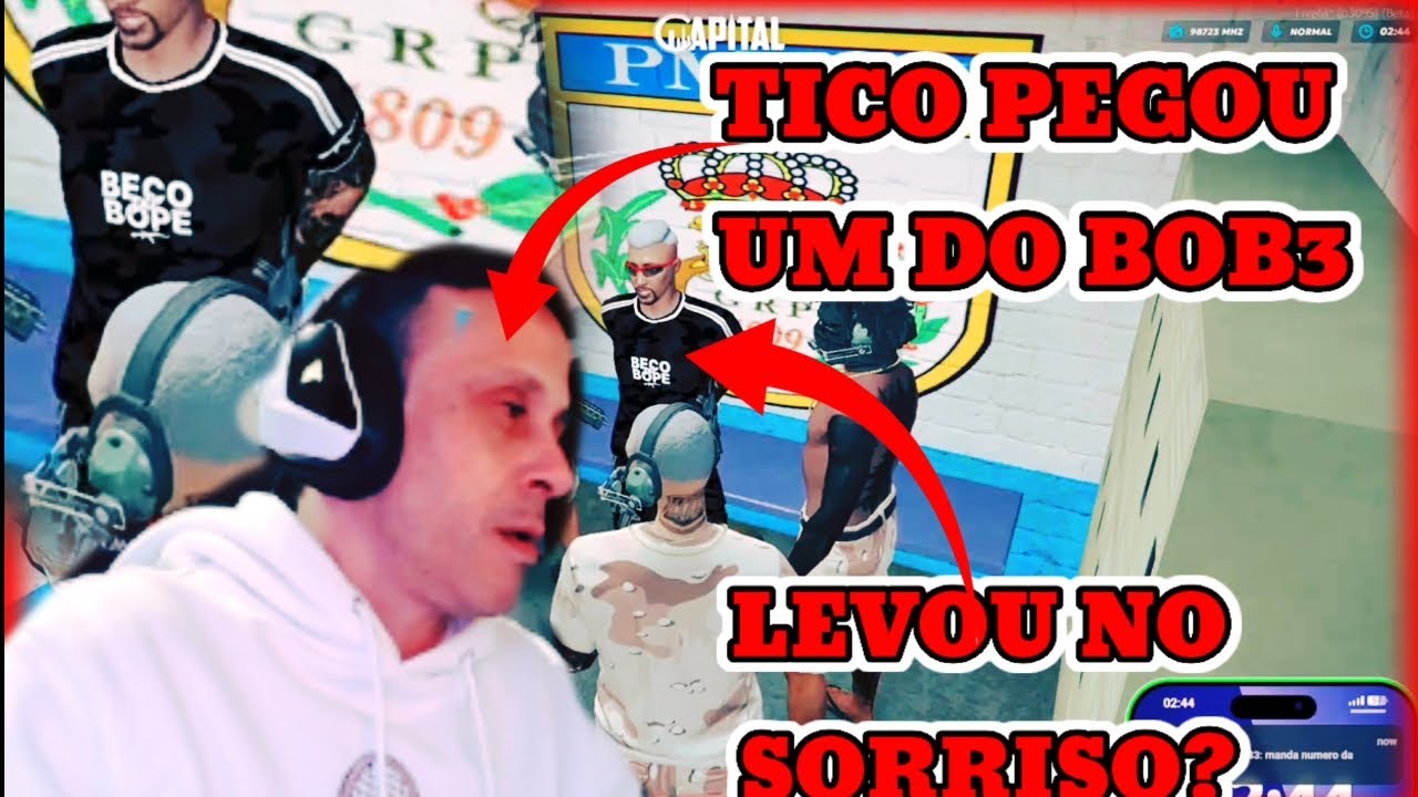 🔥😱TICO PEGOU UM DOS MEMBROS DO BOPE//GTA RP