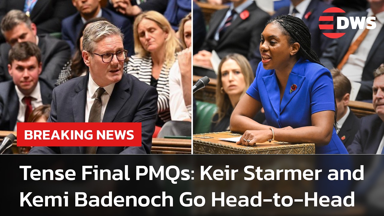 Tense Final PMQs: Keir Starmer and Kemi Badenoch Go Head-to-Head | DWS News | AC1F