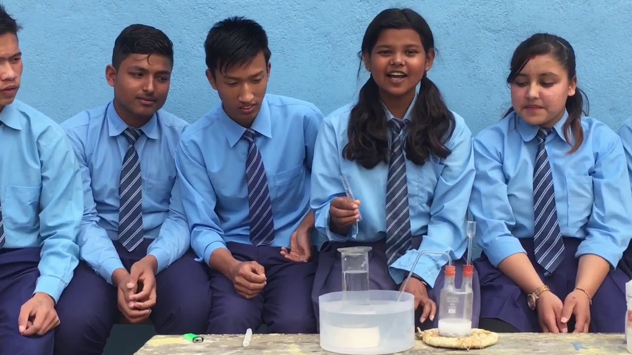 Lab preparation of Hydrogen gas