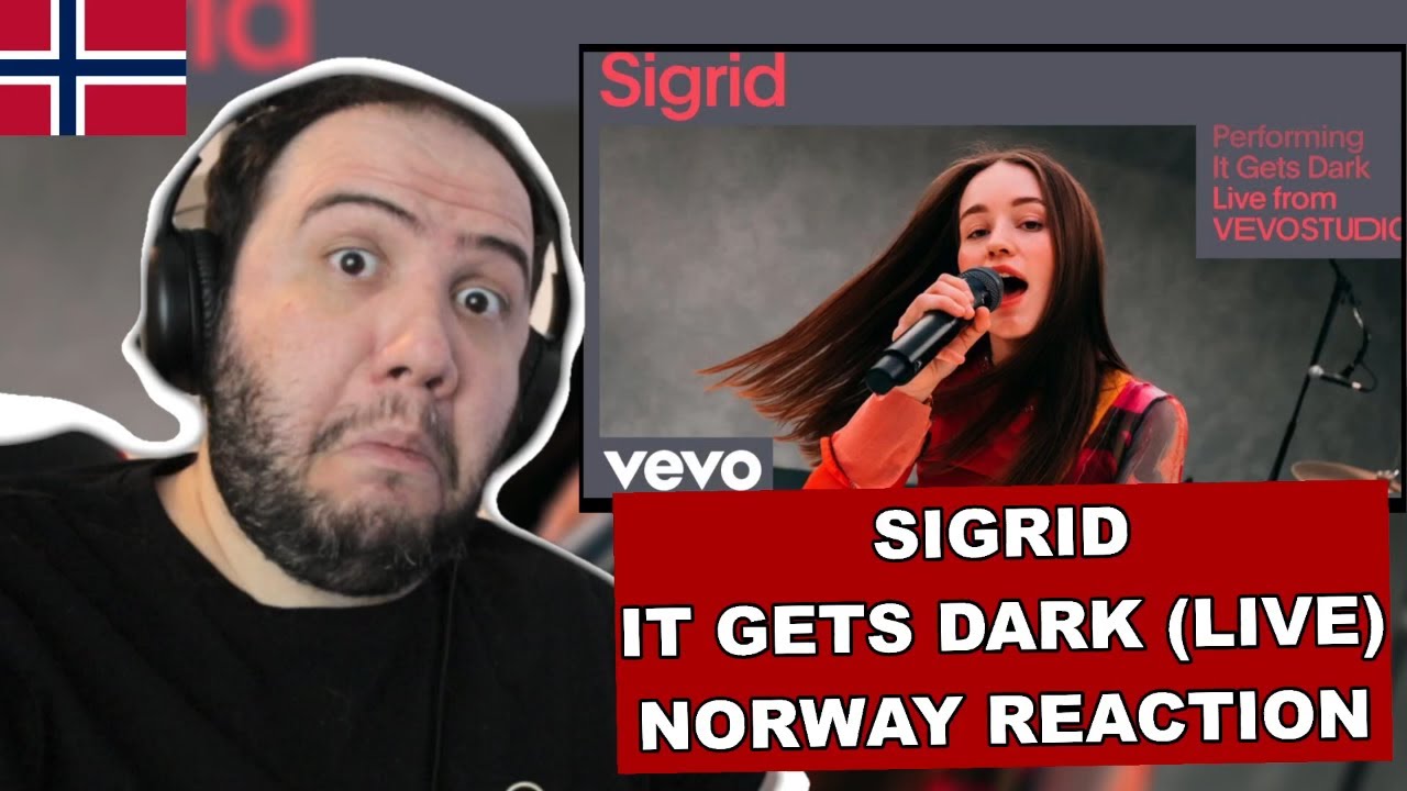 Sigrid - It Gets Dark (Live) | Vevo Studio Performance | Utlendings Reaksjon | 🇳🇴 Norway REACTION