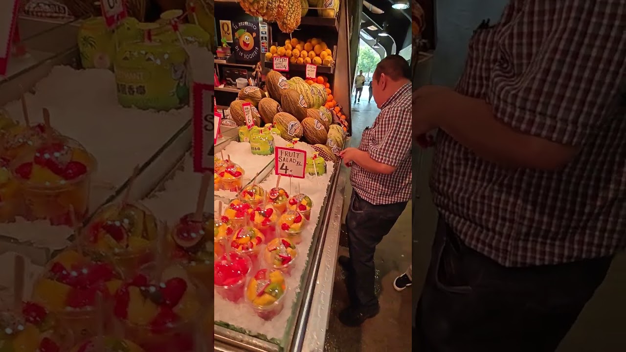 La Boqueria, resmi adıyla Mercat de Sant Josep de Boqueria, #travel Barcelona, #barselona 